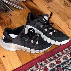 Nike Black and White Sneakers Metcon